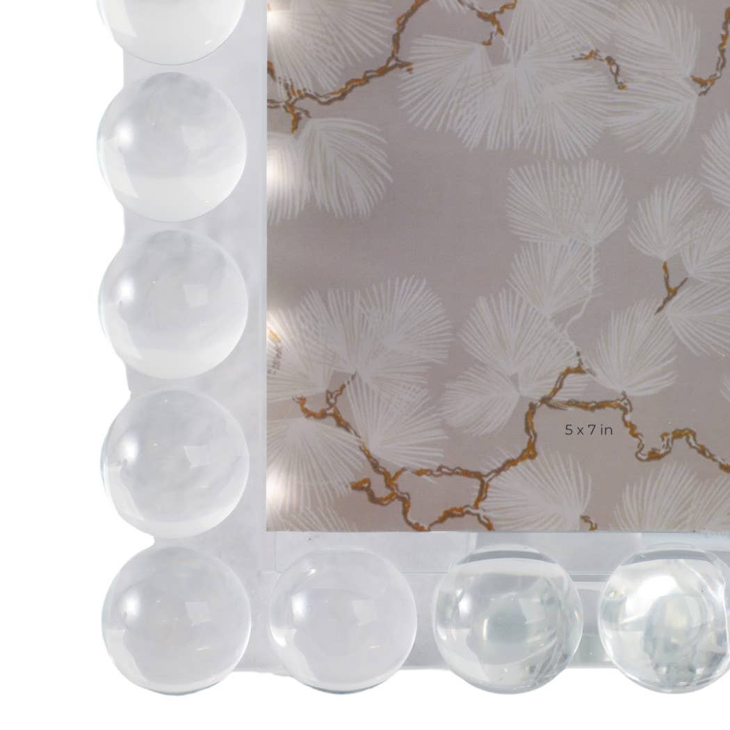 Crystal Bubble Spherical Border Photo Frame - 5x7 in.