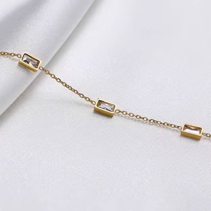 Baguette Stone Bracelet