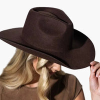 100% Australian Wool Hard Brim Cowboy Hat
