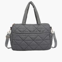 Billie Quilted Nylon Satchel