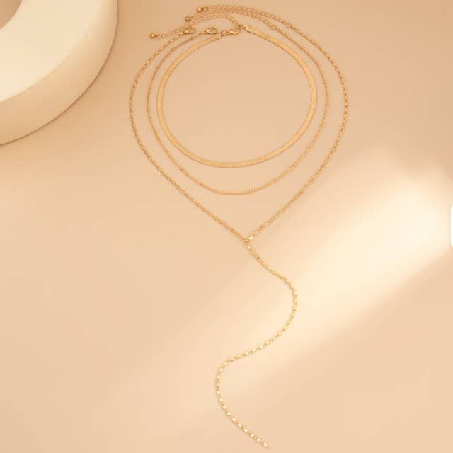 Layered Lariat Necklace