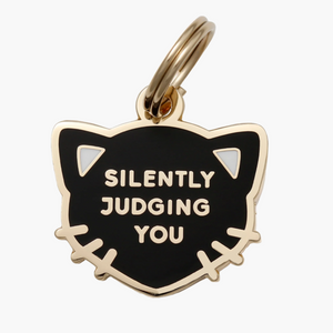 Silently Judging You Pet Tag