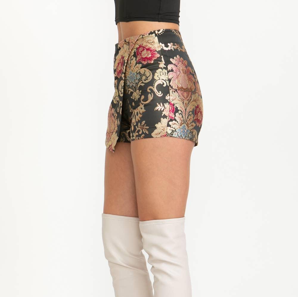 Brocade Wrap Skort