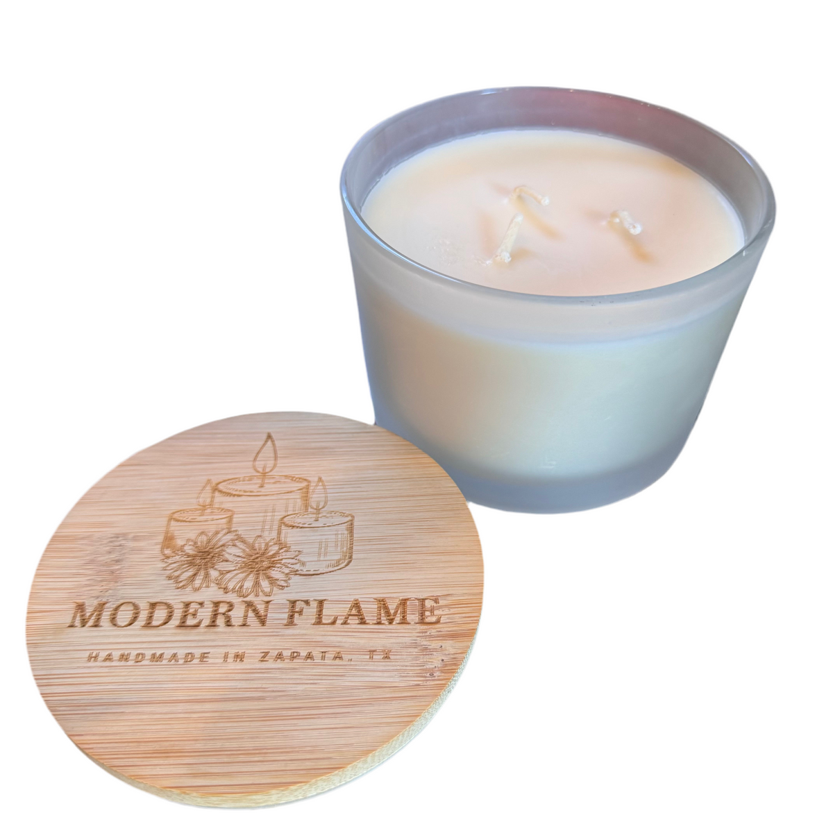 Modern Flame 16oz Glass Candle