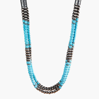 Western Navajo Beaded Multi-Layered Necklace