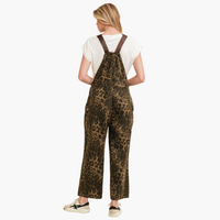 Leopard Print Jumpsuit Overalls