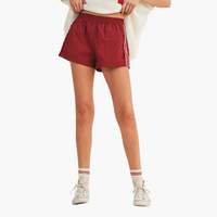 Side Lace Trim Game Day Shorts