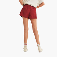 Side Lace Trim Game Day Shorts