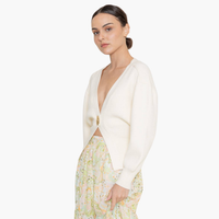 Chic Gold Button Cardigan