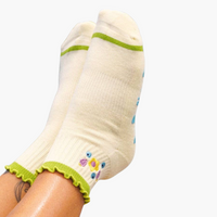Smoothie Ruffle Pilates Socks