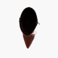 Hatter Pointed Toe Faux Leather Boots