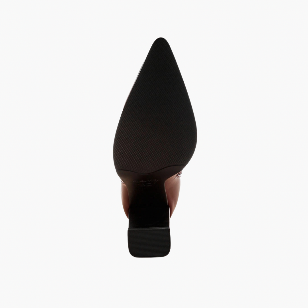 Hatter Pointed Toe Faux Leather Boots