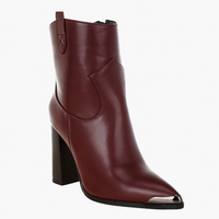 Hatter Pointed Toe Faux Leather Boots