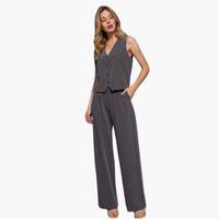 Pin Stripe Woven Straight Pants