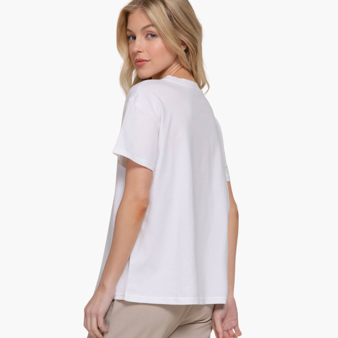Short Sleeve Round Neck Tee
