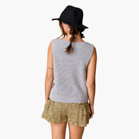 Heather Grey Willow Oversized Sweater Tank