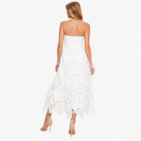 Woven Lace Midi Dress