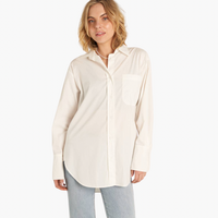 Long Sleeve Oversize Button Down Shirt