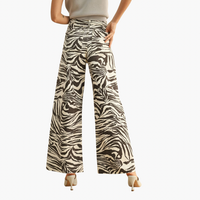 Brown Zebra Print Pants
