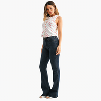 Sasha Skinny Flare Dark Denim