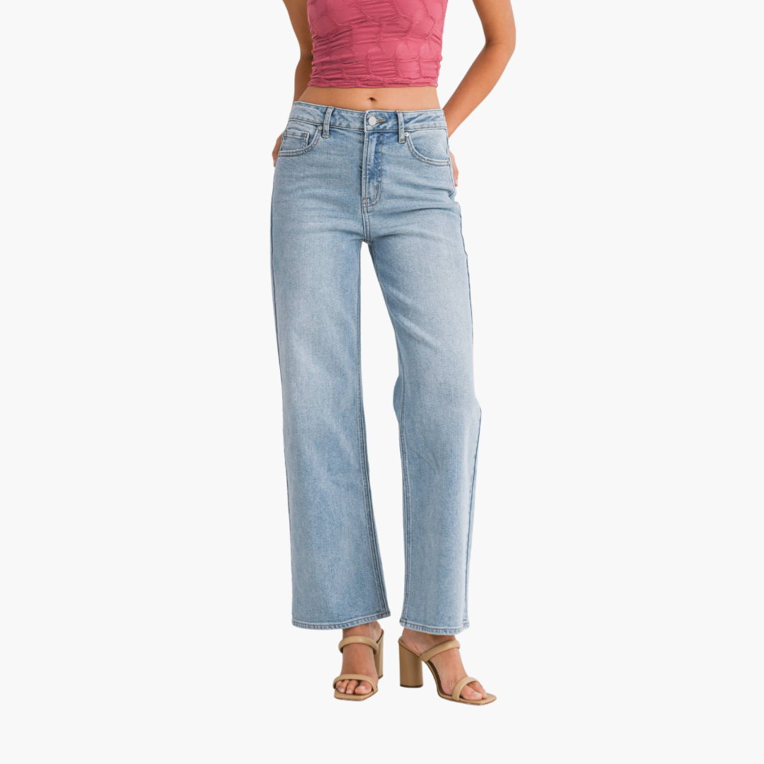 Halle High Rise Full Length Straight