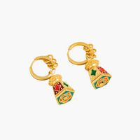 Isabel 18K Gold Bohemian Bell Tower Earrings