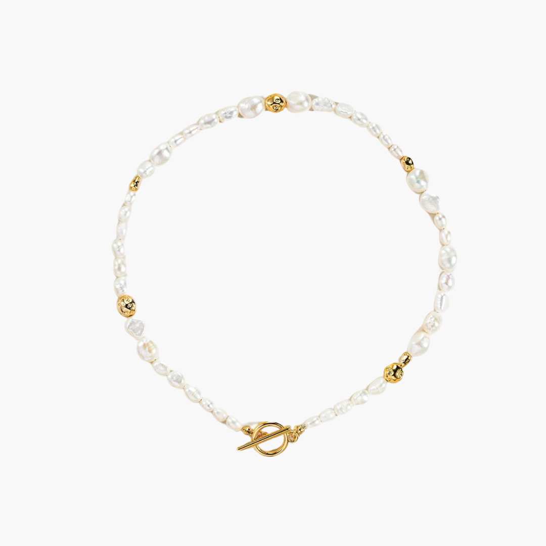 Penelope 18K Gold Plated Vintage Pearl Choker