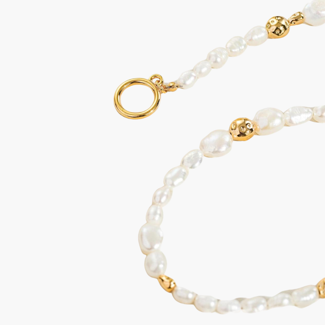 Penelope 18K Gold Plated Vintage Pearl Choker