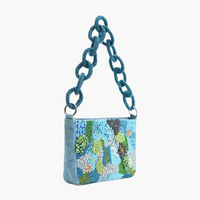 Blue Lagoon Glam Shoulder Bag