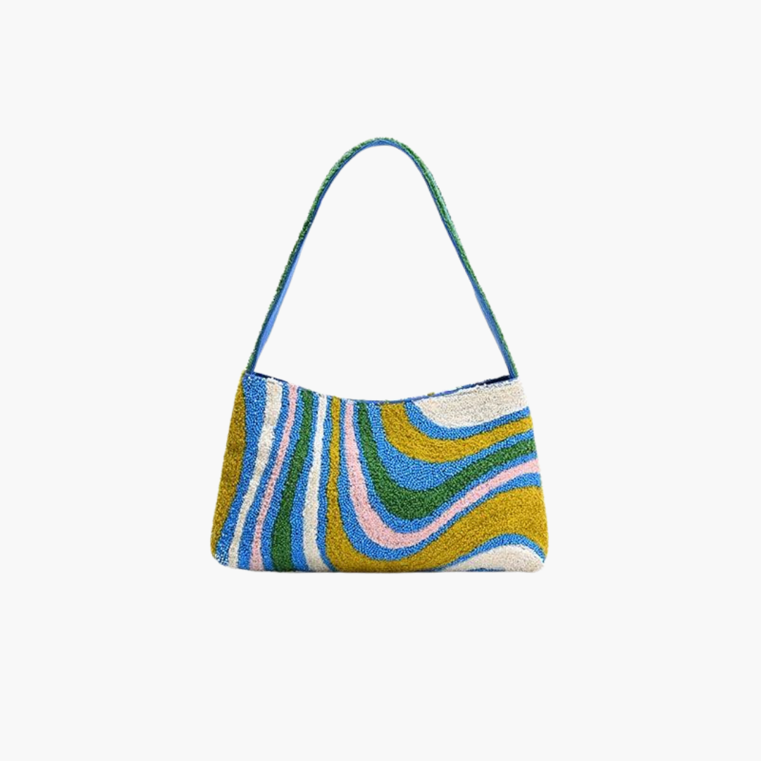 Oceanic Waveform Shoulder Bag