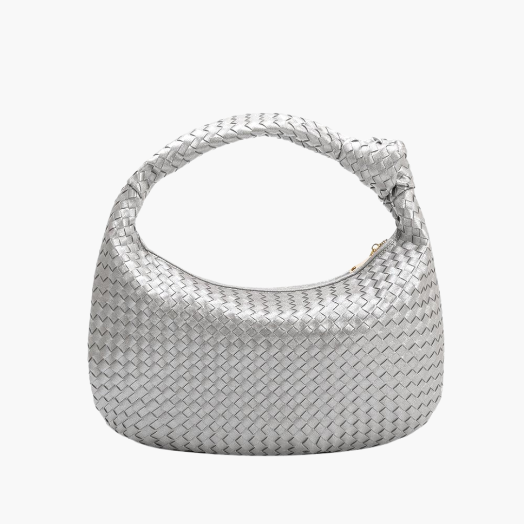 The Brigitte Shoulder Bag by Melie Bianco - Silver