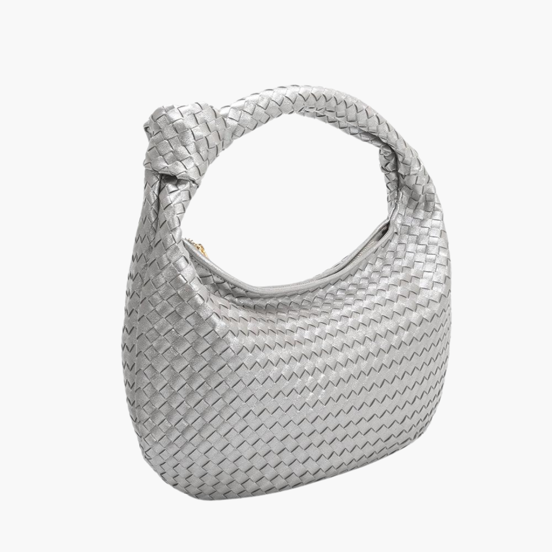 The Brigitte Shoulder Bag by Melie Bianco - Silver