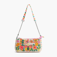 Rainbow Wings Floral Shoulder Bag