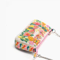 Rainbow Wings Floral Shoulder Bag