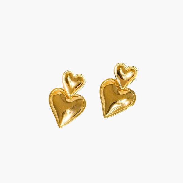 Tove Layered Heart Earrings