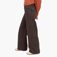 High-Waist Wide-Leg Utility Pants