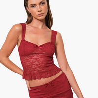 Ruffle Lace Cami