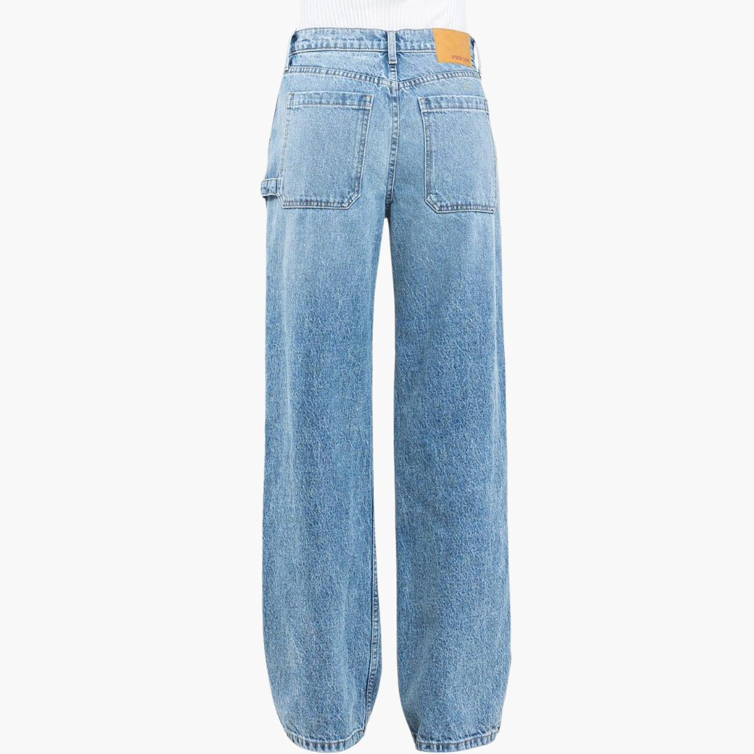 High Rise Utility Straight Jean