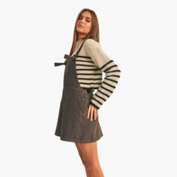 Cotton Textured Jumper Dress