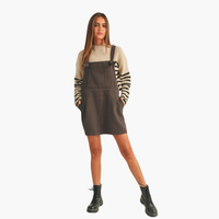 Cotton Textured Jumper Dress