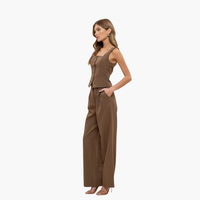 Pleated Wide Leg Dress Pants