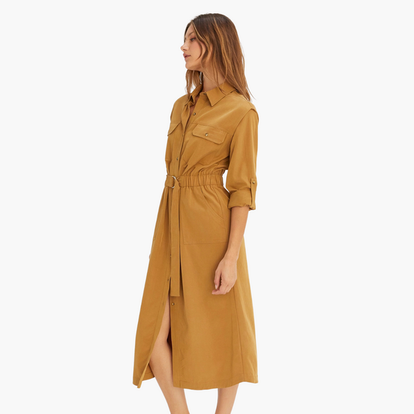 Kayla Utility Midi Dress