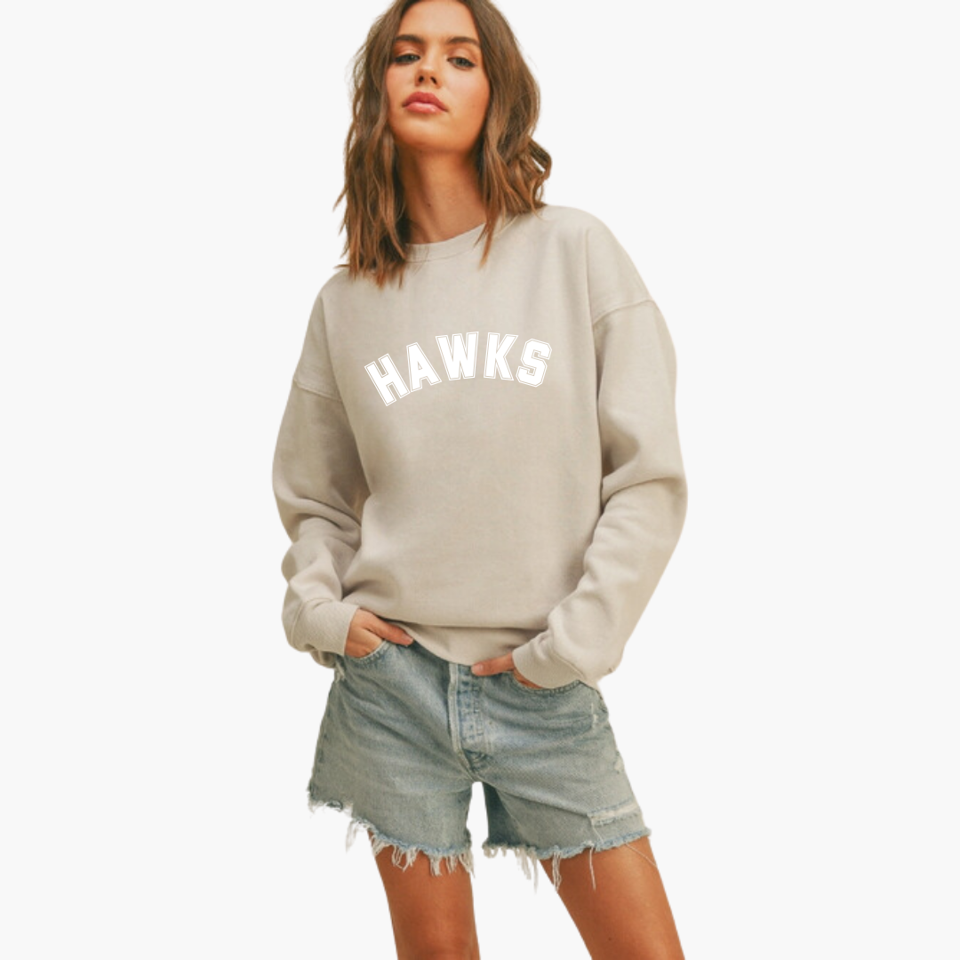 Minimalist Hawks Sweatshirt