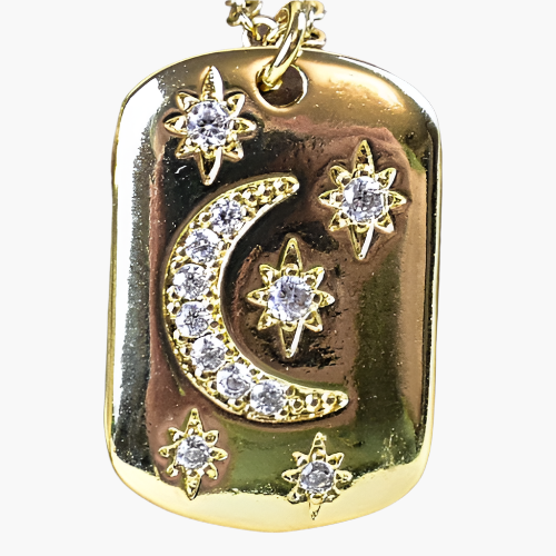 Celestial Pendant Tag Charm