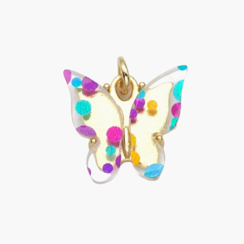 Watercolor Butterfly Charm