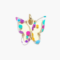 Watercolor Butterfly Charm