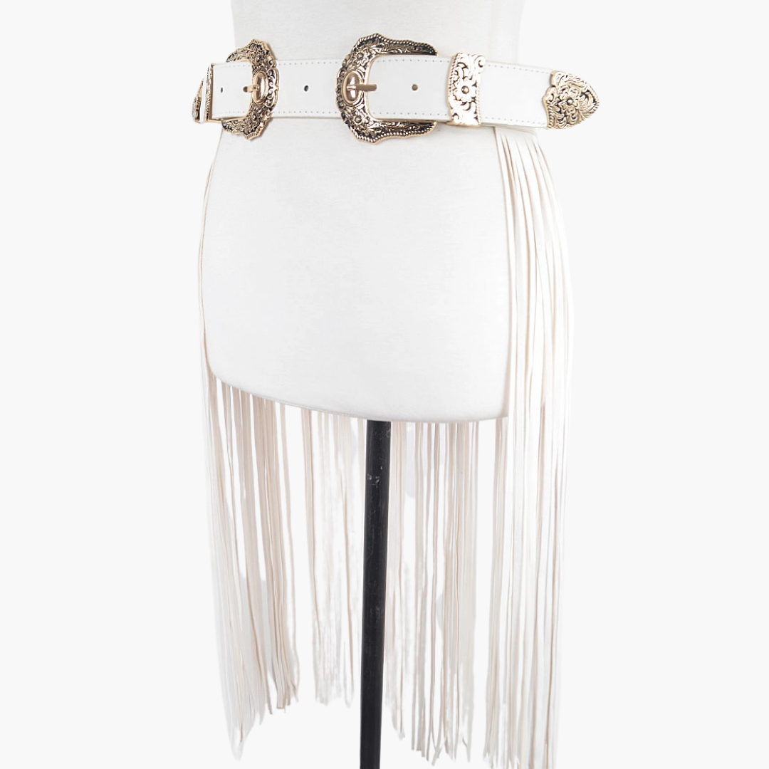 Double Buckle Curtain Fringe Belt