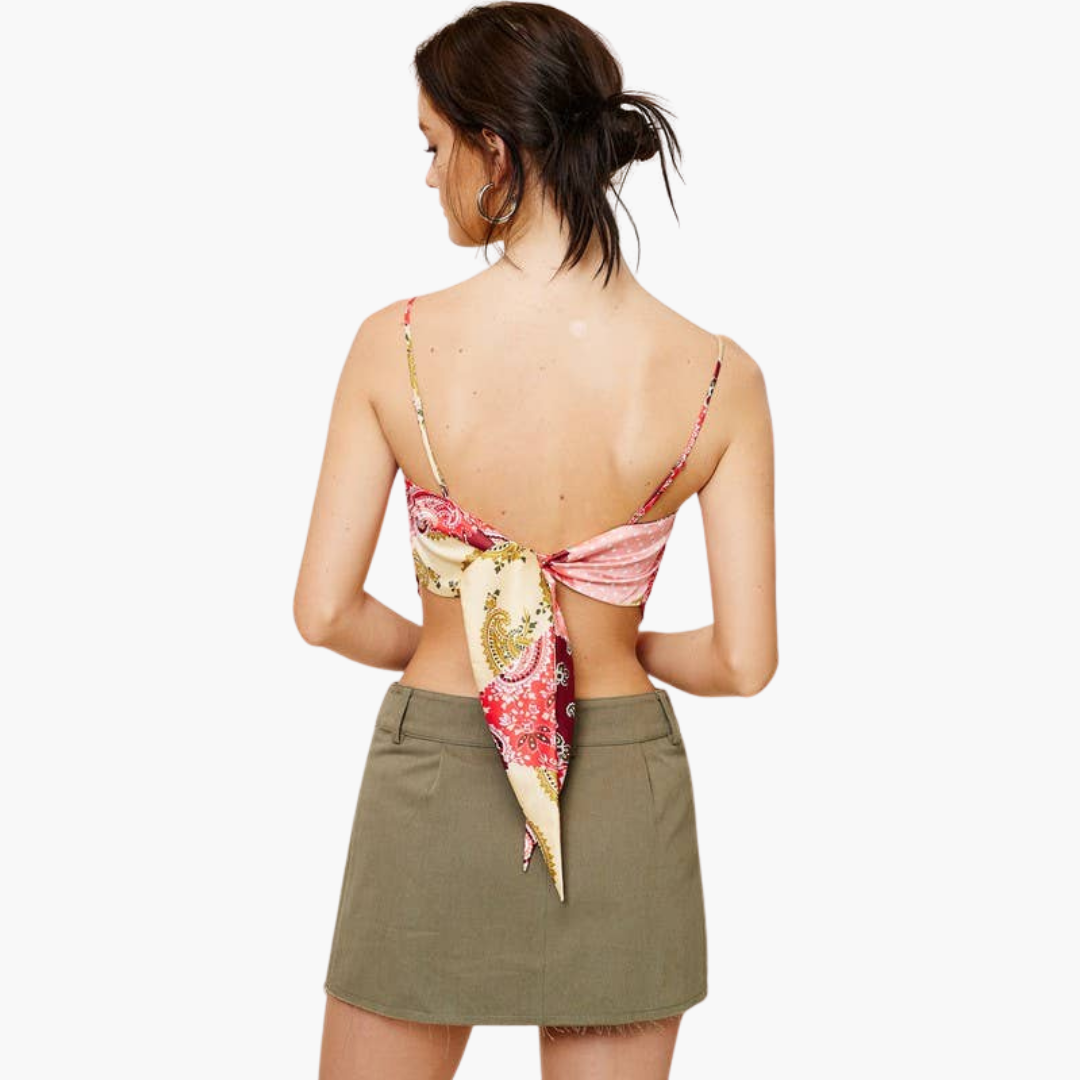 Paisley Print Bandana Tank Top