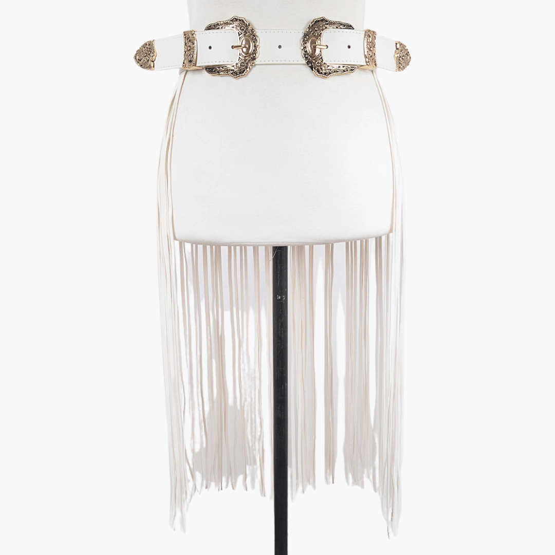 Double Buckle Curtain Fringe Belt