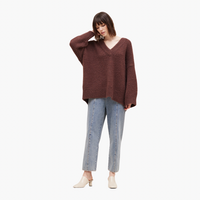 Vino Oversized V Neck Sweater